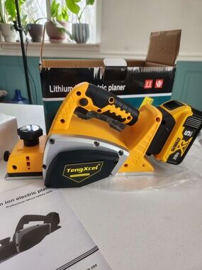 Cordless Electric Planer Brushless fits 20V DeWalt Battery
